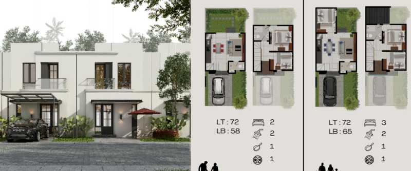 Dijual Rumah Baru Strategis di Cluster Belleza Royal Residence Via Familia Gresik - Thumbnail 2