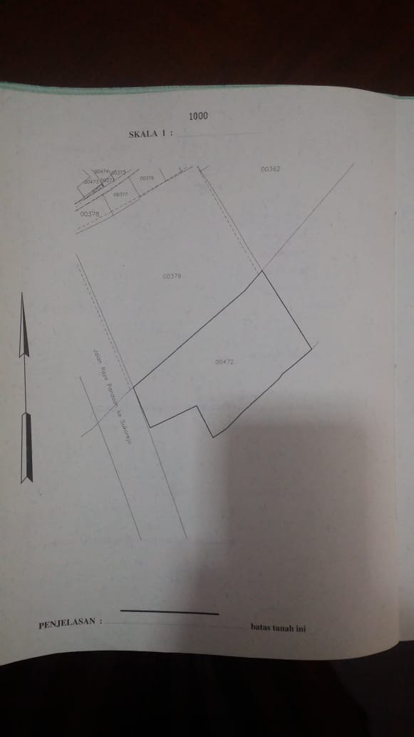 Dijual Tanah Luas Strategis di Lemahbang Sukorejo Pasuruan - Thumbnail 2