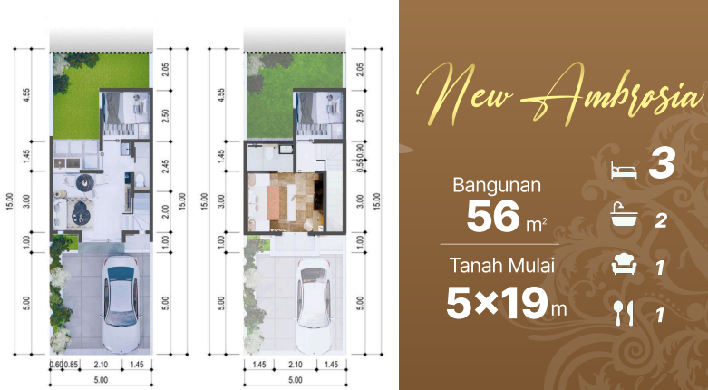 Dijual Rumah Baru Modern di Banjar Mukti Residence Sidoarjo - Thumbnail 2