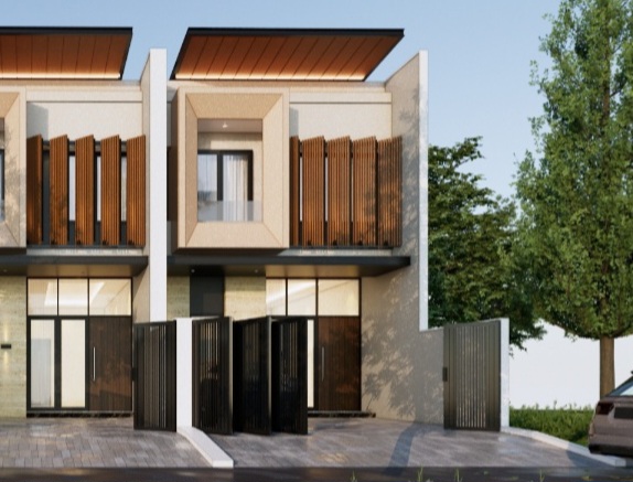 Dijual Rumah Baru Modern Araya II Galaxy Bumi Permai Surabaya Timur - Image 1