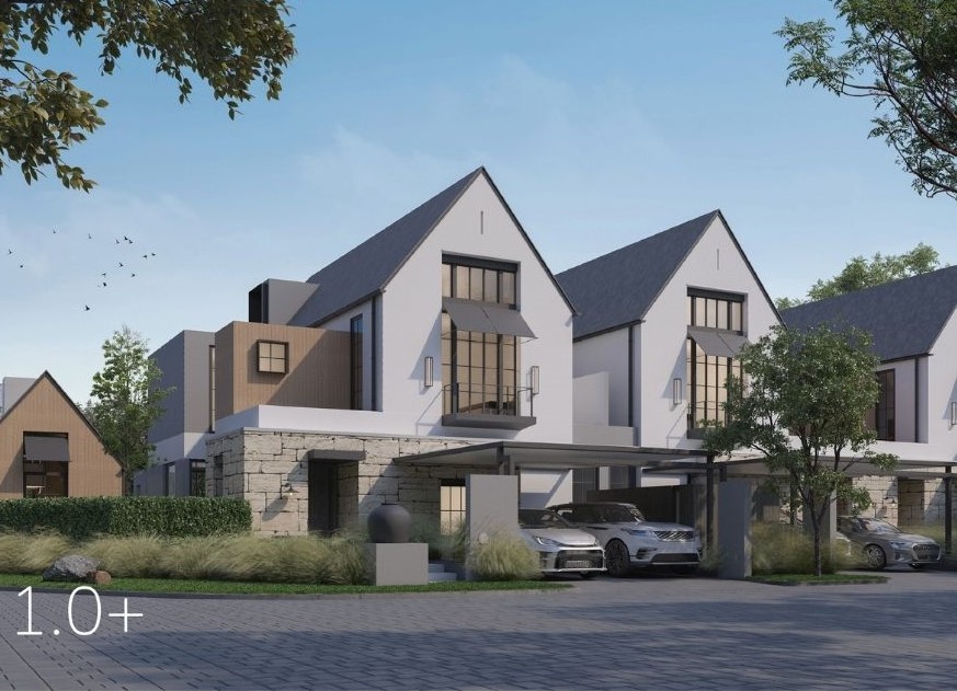 Dijual Rumah Baru Mewah Style California di Dian Istana Cluster Park Avenue Extension Surabaya Barat - Image 1