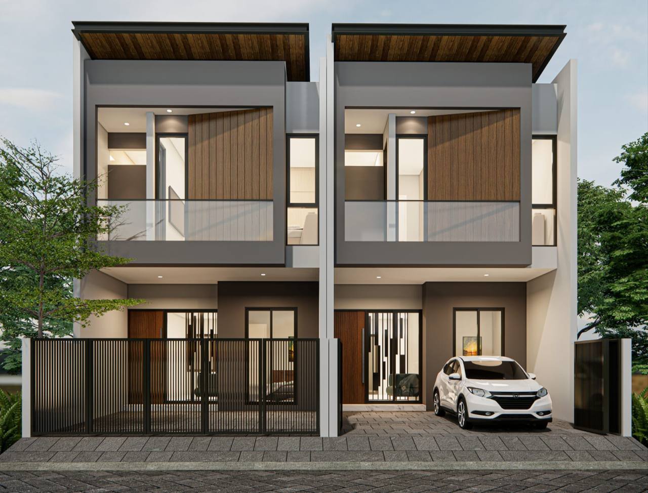 Dijual Rumah Modern Baru Gress di Jalan Manyar Tirtoasri Surabaya Timur - Image 1