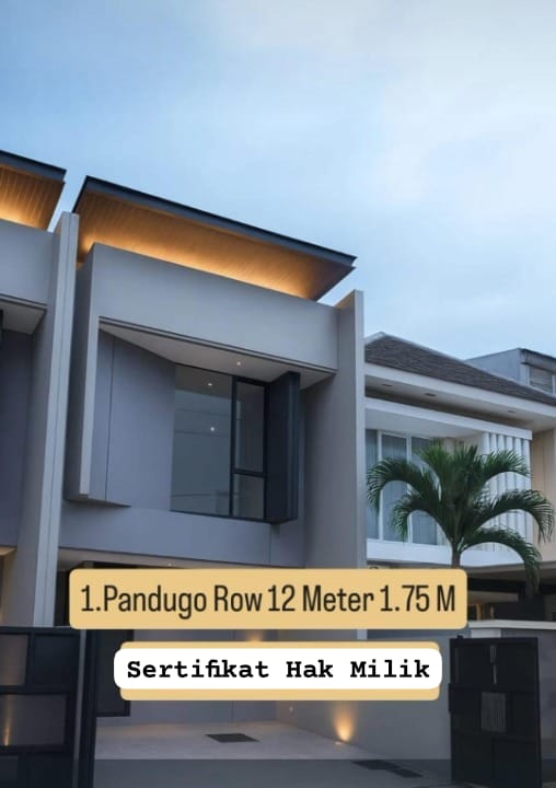 Dijual Rumah Premium 2 Lantai Baru Gress Pandugo Timur Lokasi Strategis Surabaya - Image 1