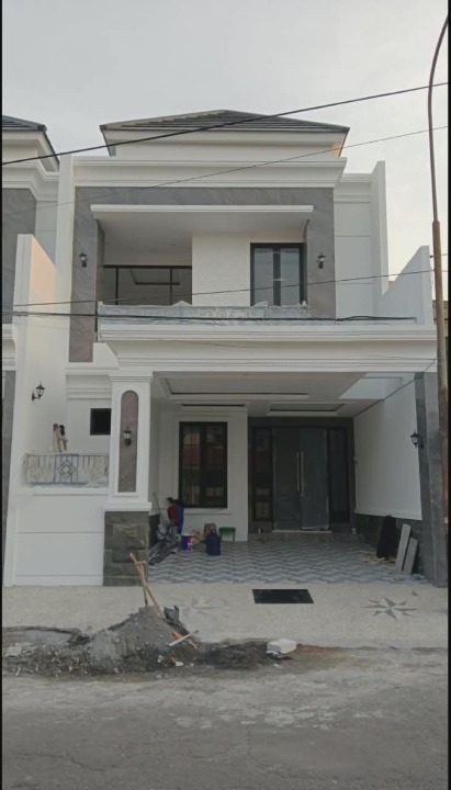 Rumah Baru 2 Lantai Lokasi Strategis Dijual di Kertajaya Indah Timur Surabaya Timur - Image 1