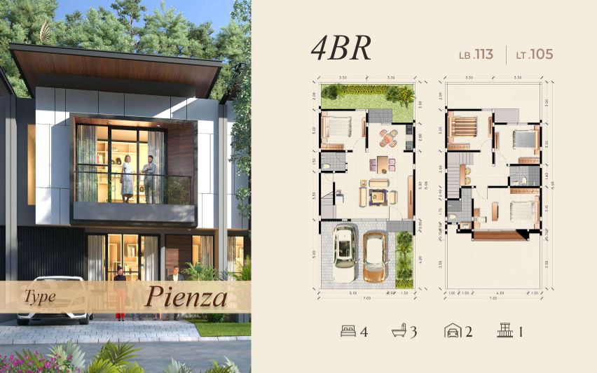 Dijual Rumah Mewah Modern Minimalis di Safira Garden New Cluster Savona, Sidoarjo - Thumbnail 6