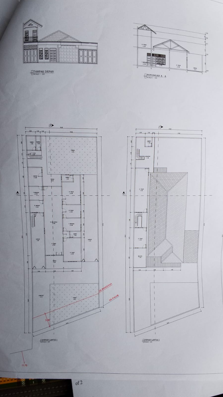 Dijual Rumah Lokasi Strategis di Jambangan Surabaya Selatan - Thumbnail 3
