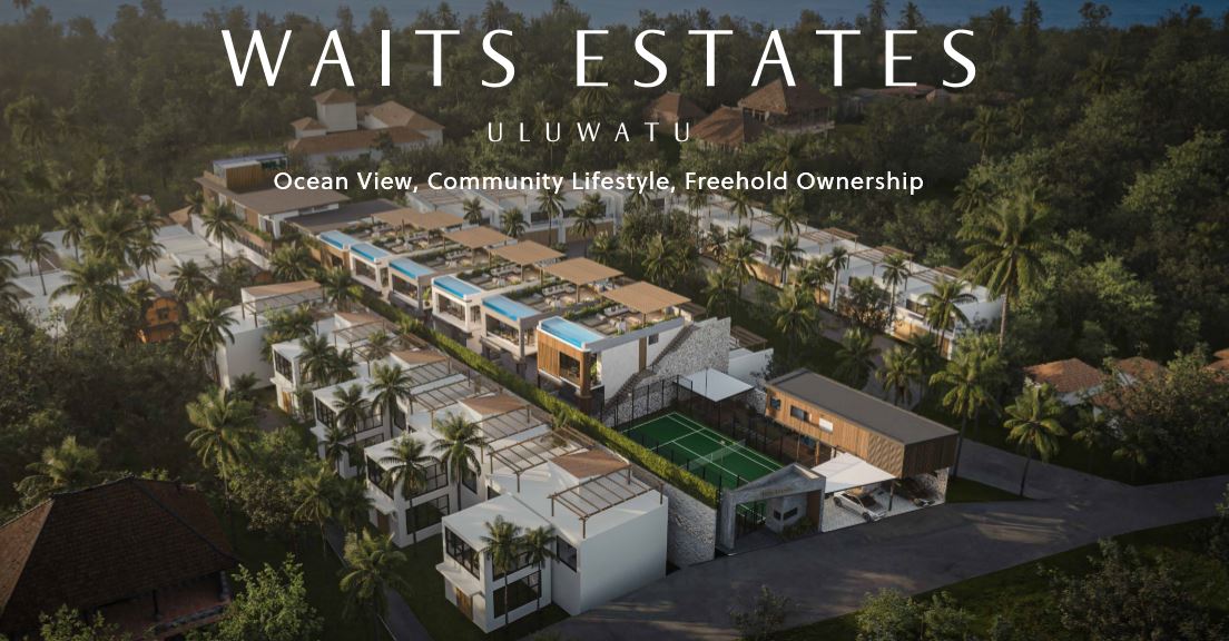 Dijual Baru Villa Luxury Privite Pool cocok untuk Investasi di Waits Estate, Bali
