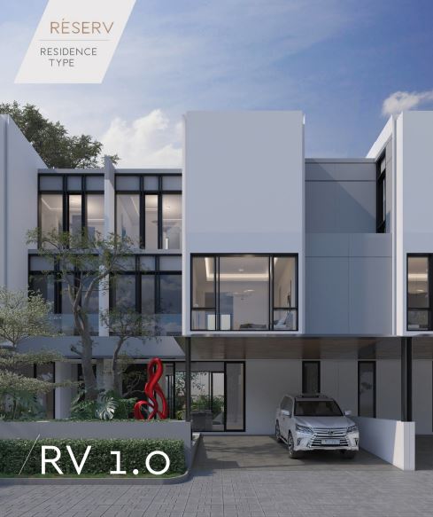 Dijual Rumah Baru Eksklusif dan Mewah di The Revers Dian Istana, Surabaya Barat - Image 1