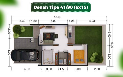 Dijual Rumah Cluster Baru di Breeze Spring Puri Surya Jaya, Sidoarjo - Thumbnail 5