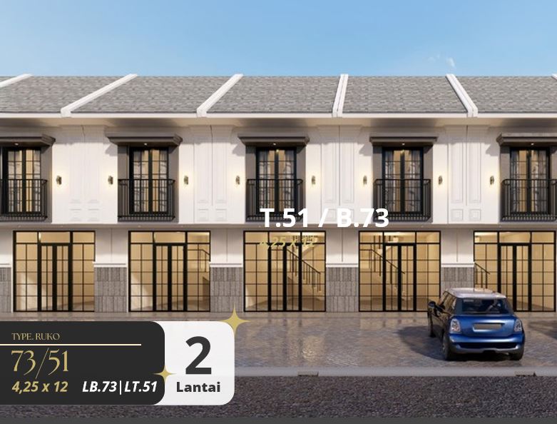 Dijual Ruko Baru 2 Lantai Lokasi Strategis di Alana Palace Regency Tahap 2, Surabaya