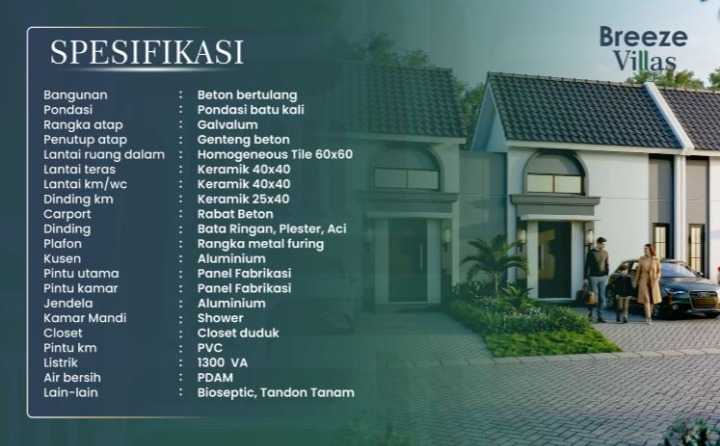 Dijual Rumah Modern Minimalis di Cluster Breeze Villas Puri Surya Jaya, Sidoarjo - Thumbnail 3