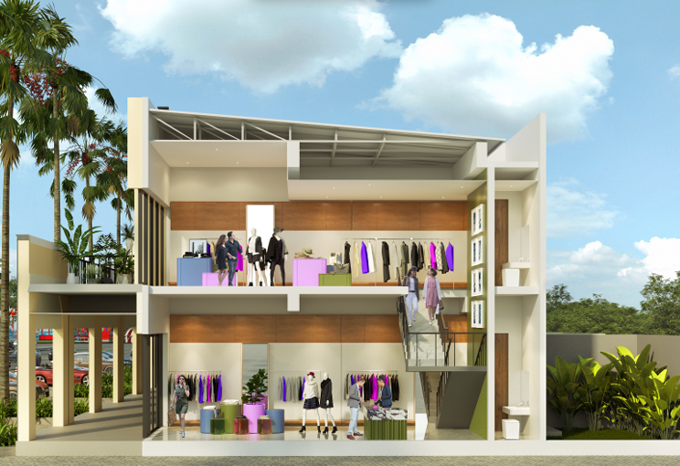 Ruko Lebar 4 Deluxe - Gambar 1