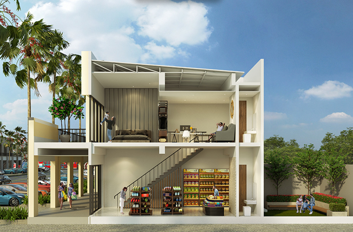 Ruko Lebar 5 Deluxe - Gambar 1